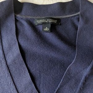 Banana Republic Purple cashmere silk sweater